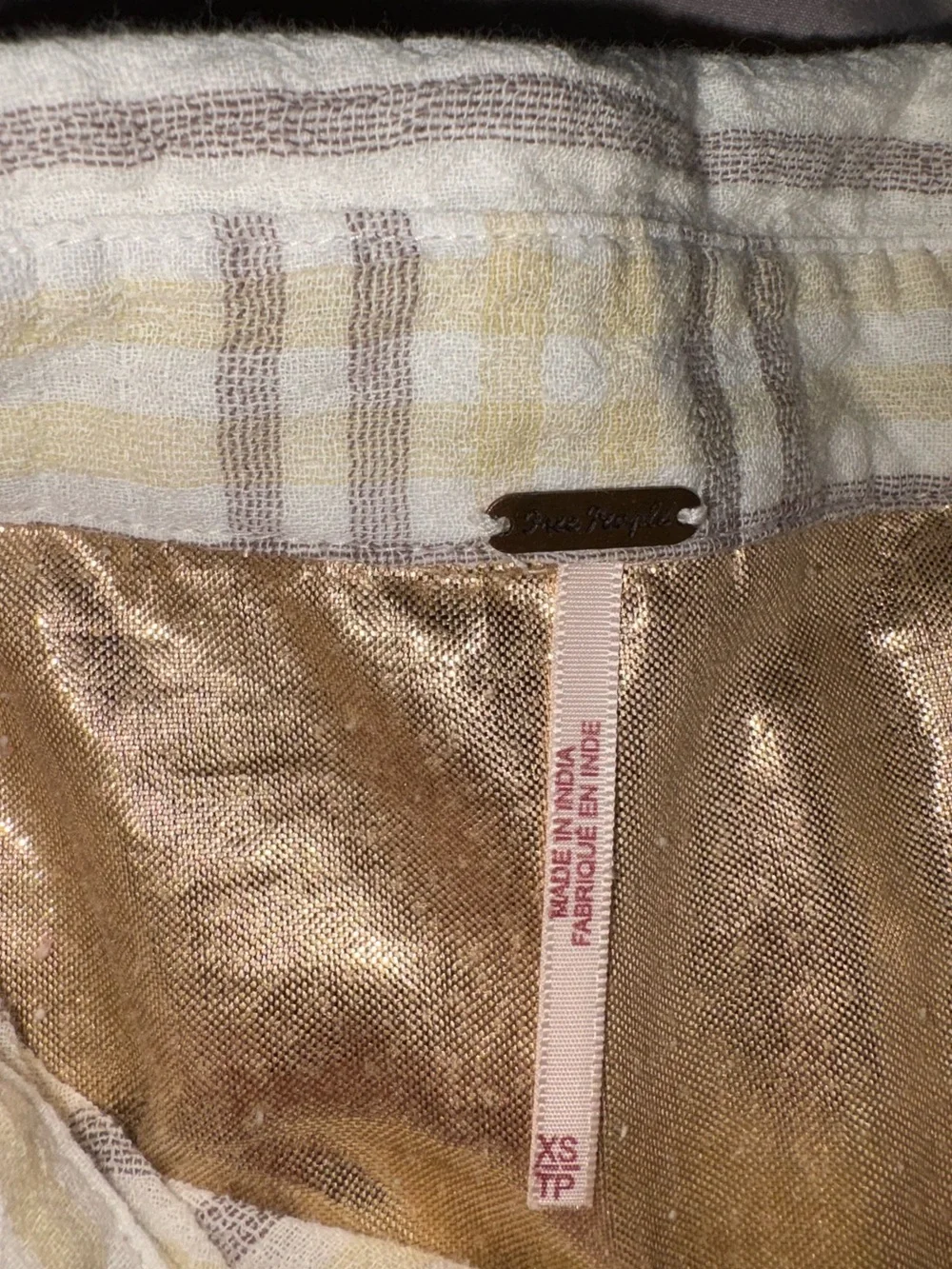 NWOT Free People Paradise Garden Cropped Cutie Button Up Shirt - Picture 5 of 9